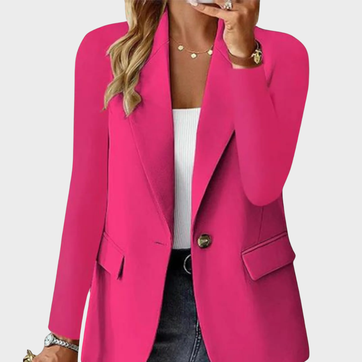Elegant Women's Blazer – Classic Tailored Fit, Lightweight