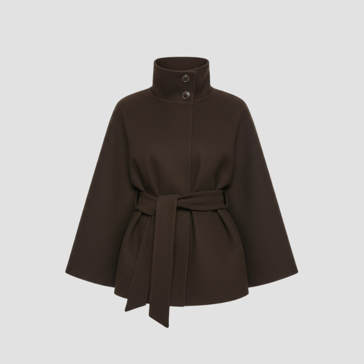Charlotte | Cape Coat for Women in Wool Blend