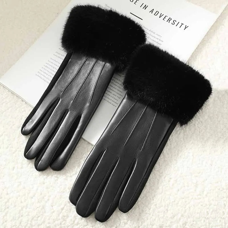 St. Claire | Faux Fur Trimmed Gloves