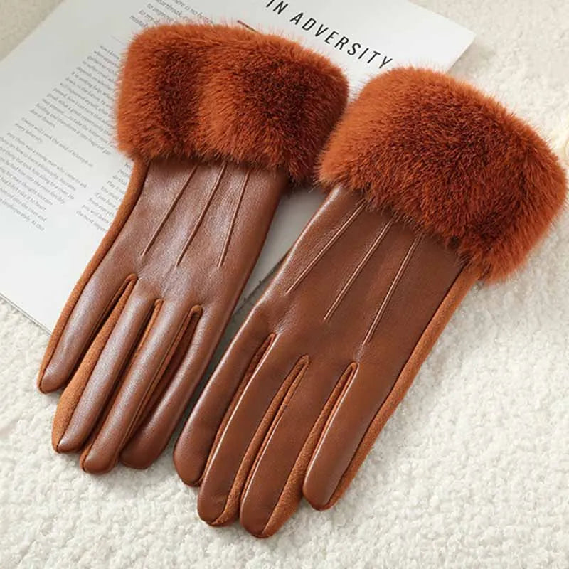 St. Claire | Faux Fur Trimmed Gloves