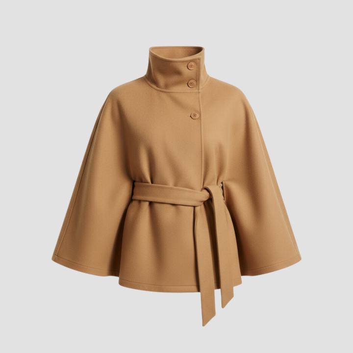 Charlotte | Cape Coat for Women in Wool Blend