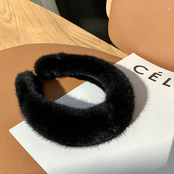 Monarque | Plush Faux Fur Headband