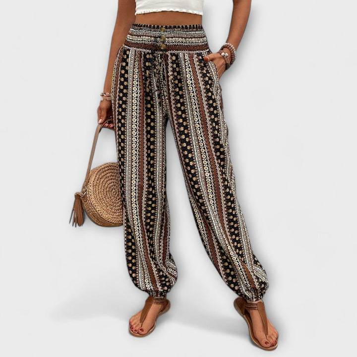 Scarlett – Trousers with Ethnic Print