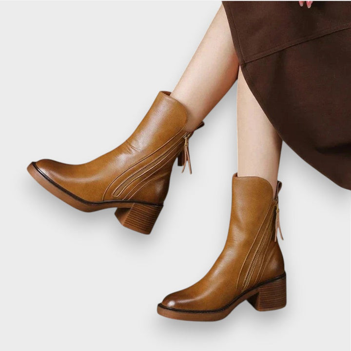 Klara | Leather Ankle Boots