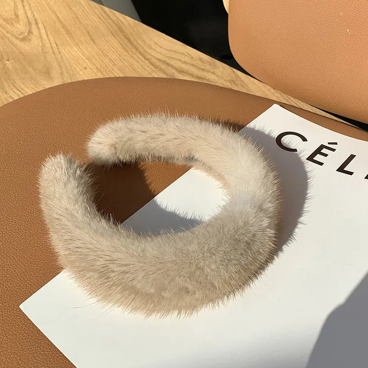 Monarque | Plush Faux Fur Headband