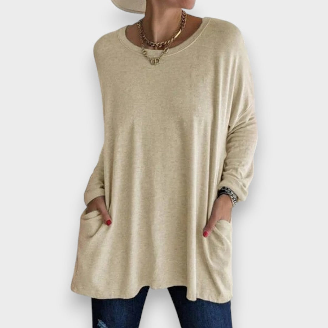 Aelira | Casual Long Sleeve Top