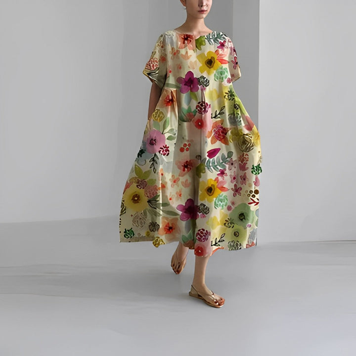 Rosa | Comfortable floral dress