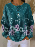 Nora™ - Pullover with Floral Design