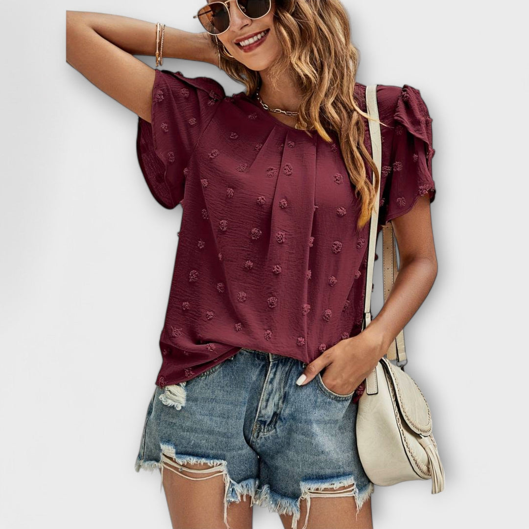 Charlotte – The Perfect Dot Blouse