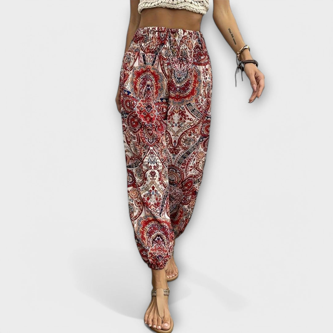 Scarlett – Trousers with Ethnic Print