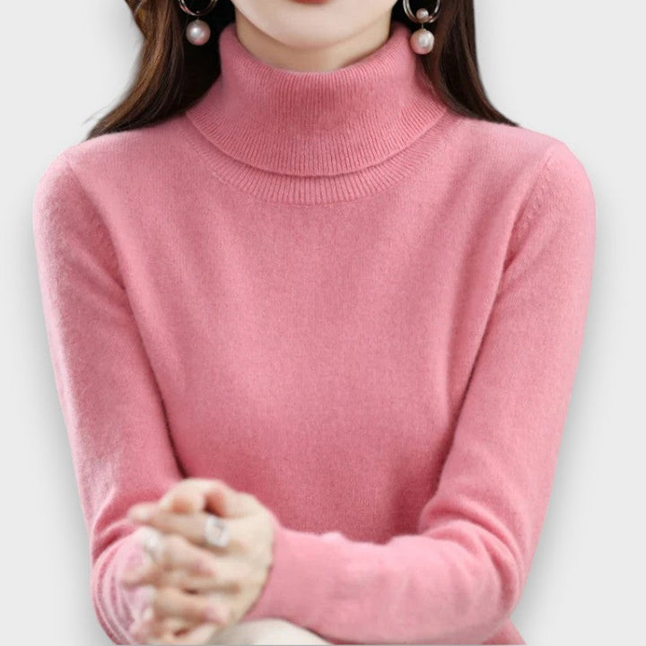 Zoey | Cashmere Roll Neck Jumper