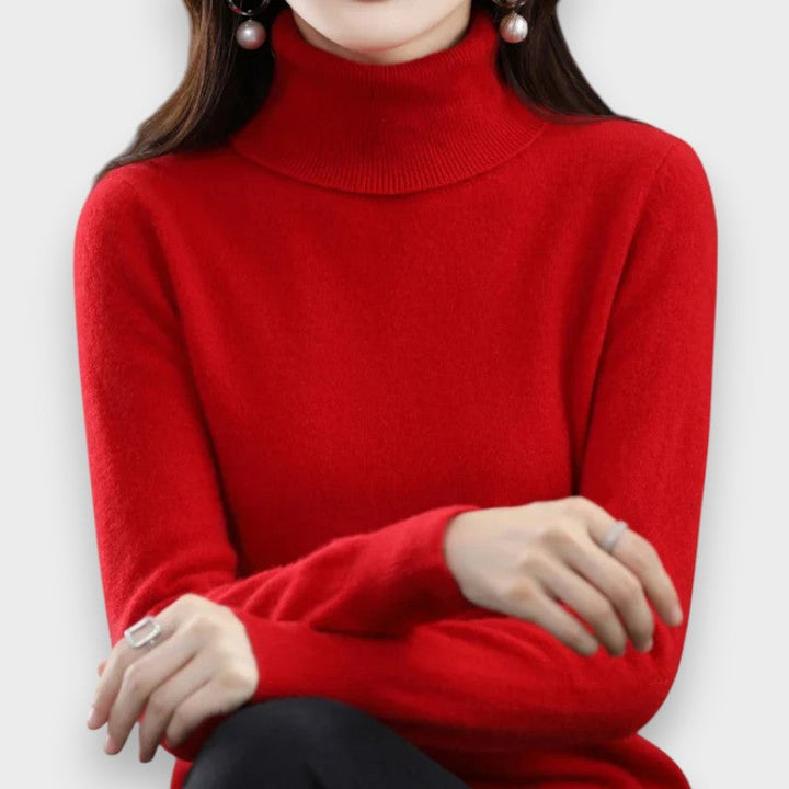 Zoey | Cashmere Roll Neck Jumper