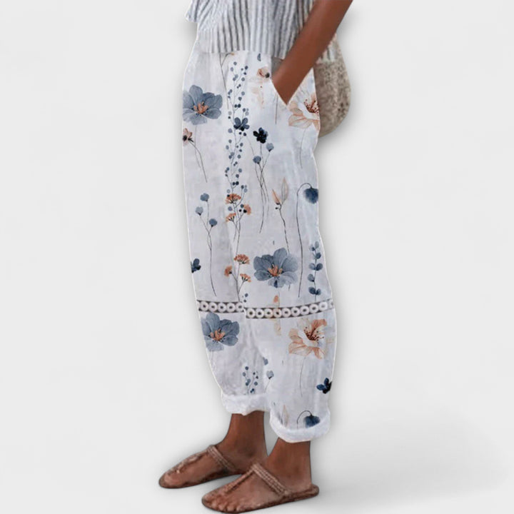 Airish – Characteristically Printed Casual Button Trousers