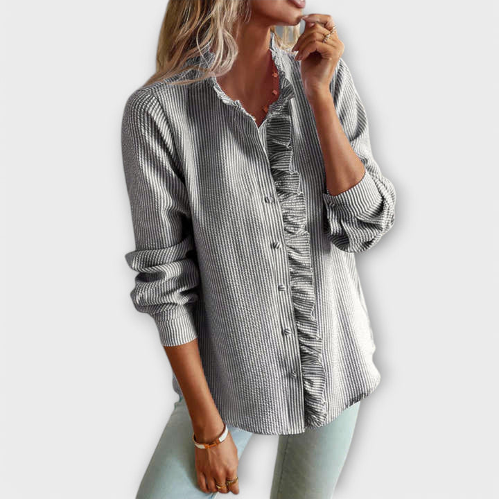 Lily - Elegant Long Sleeve Blouse