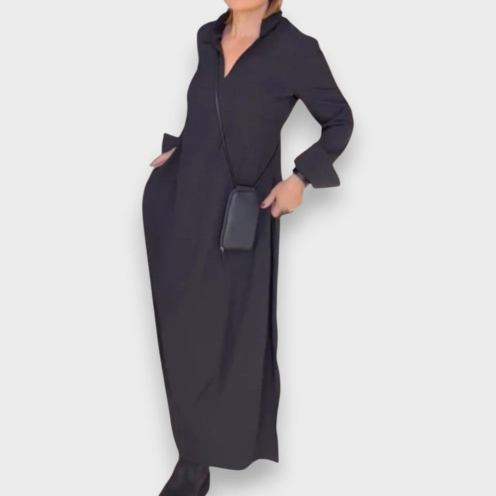 Cécile | Long Dress with Side Slits