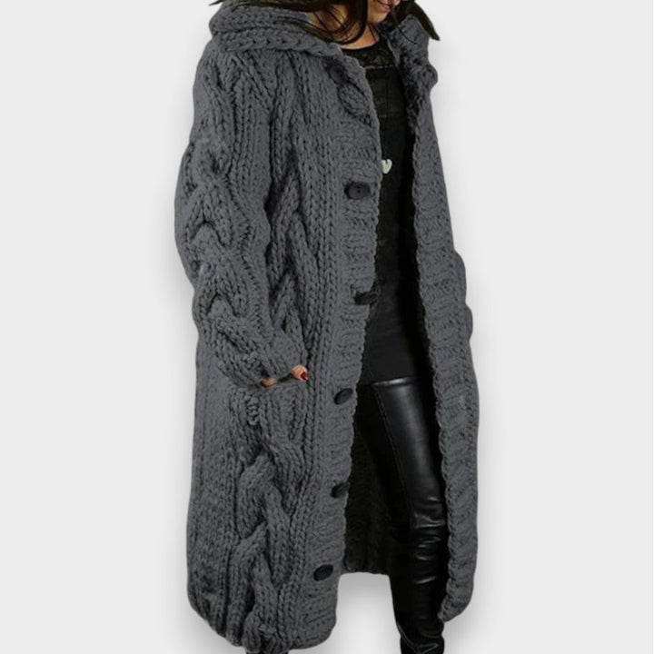 Camille | Elegant Comfortable Coat with Belly Coverage