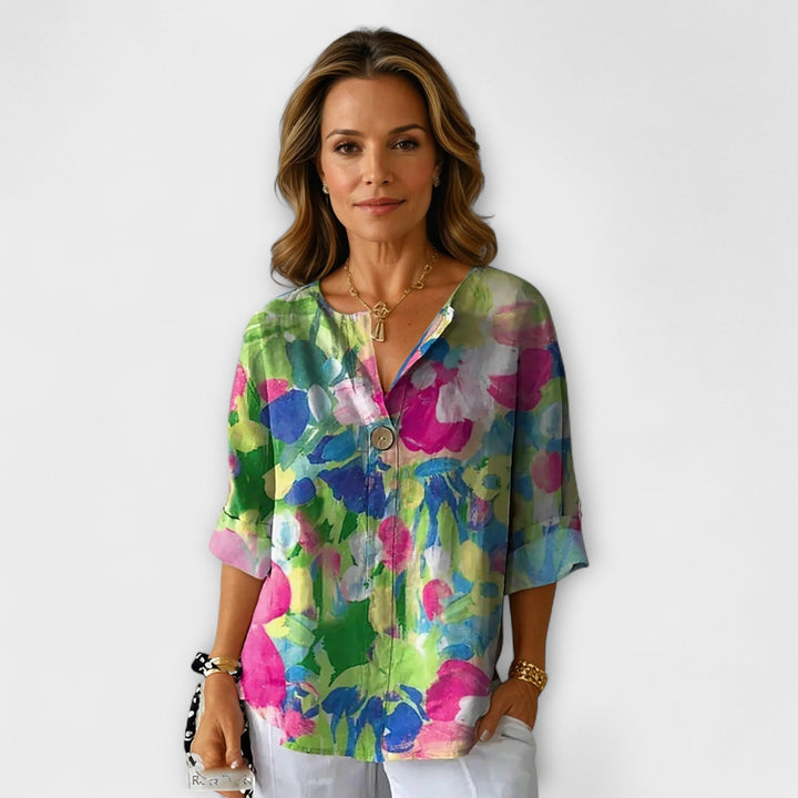 Arlene – Blouse in Floral Design
