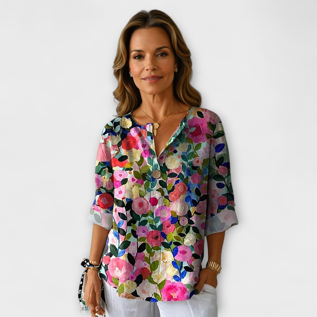 Arlene – Blouse in Floral Design