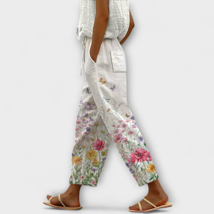 Airish – Characteristically Printed Casual Button Trousers
